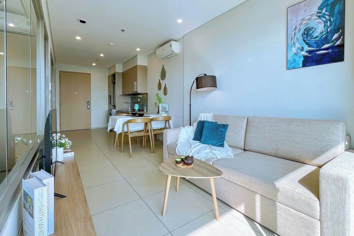 Standard Apartment, 2 Bedrooms, Balcony | Living area | Flat-screen TV, video game console