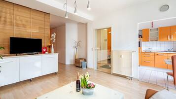 Televisión, reproductor de DVD y estéreo