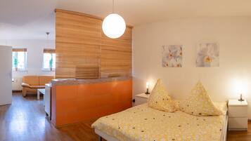 1 Schlafzimmer, Bügeleisen/Bügelbrett, kostenloses WLAN, Bettwäsche