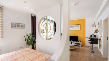 1 Schlafzimmer, Bügeleisen/Bügelbrett, kostenloses WLAN, Bettwäsche