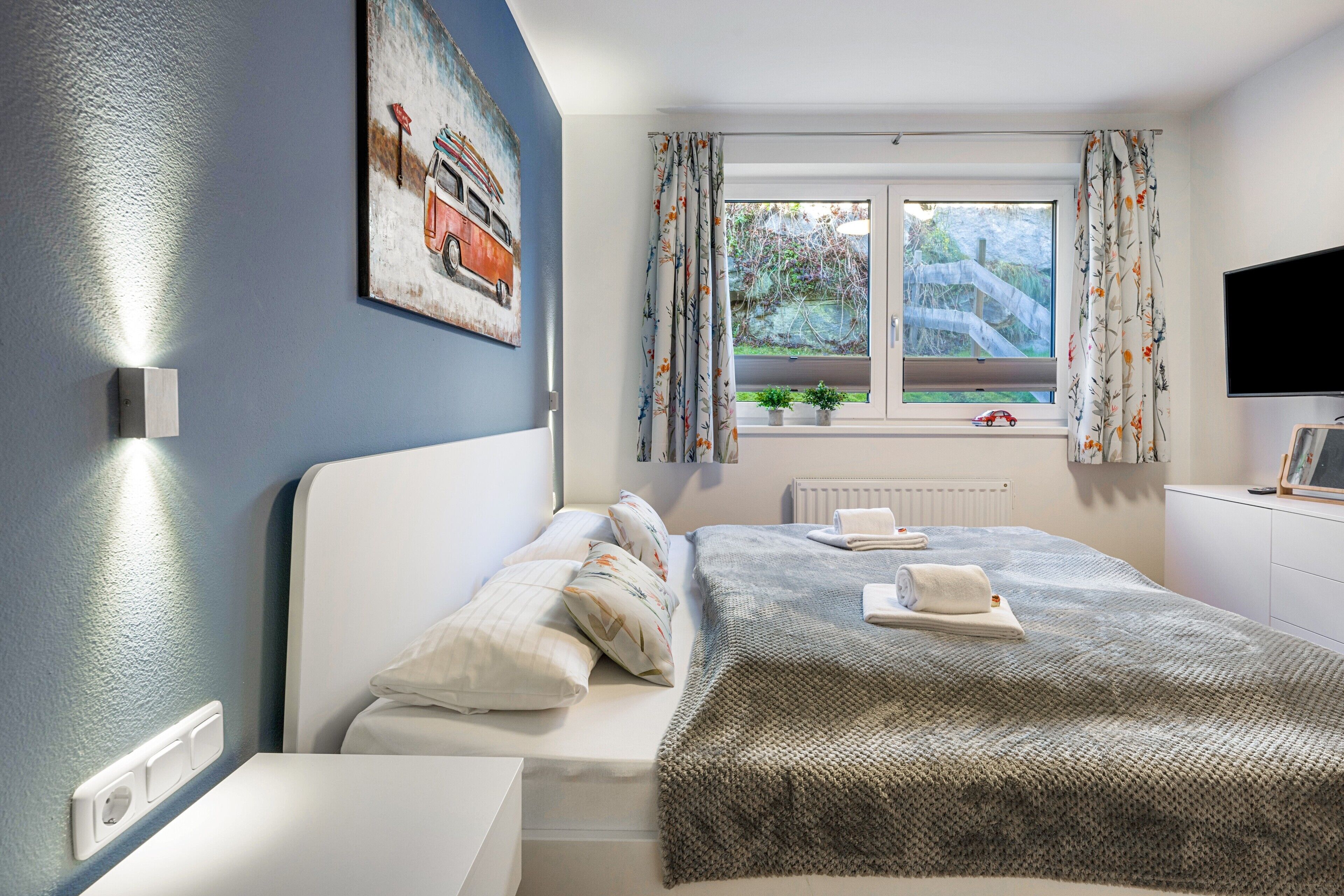 3 habitaciones, tabla de planchar con plancha y wifi gratis 