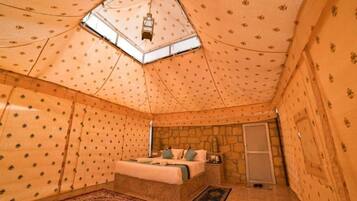 Desk, laptop workspace, free WiFi, bed sheets