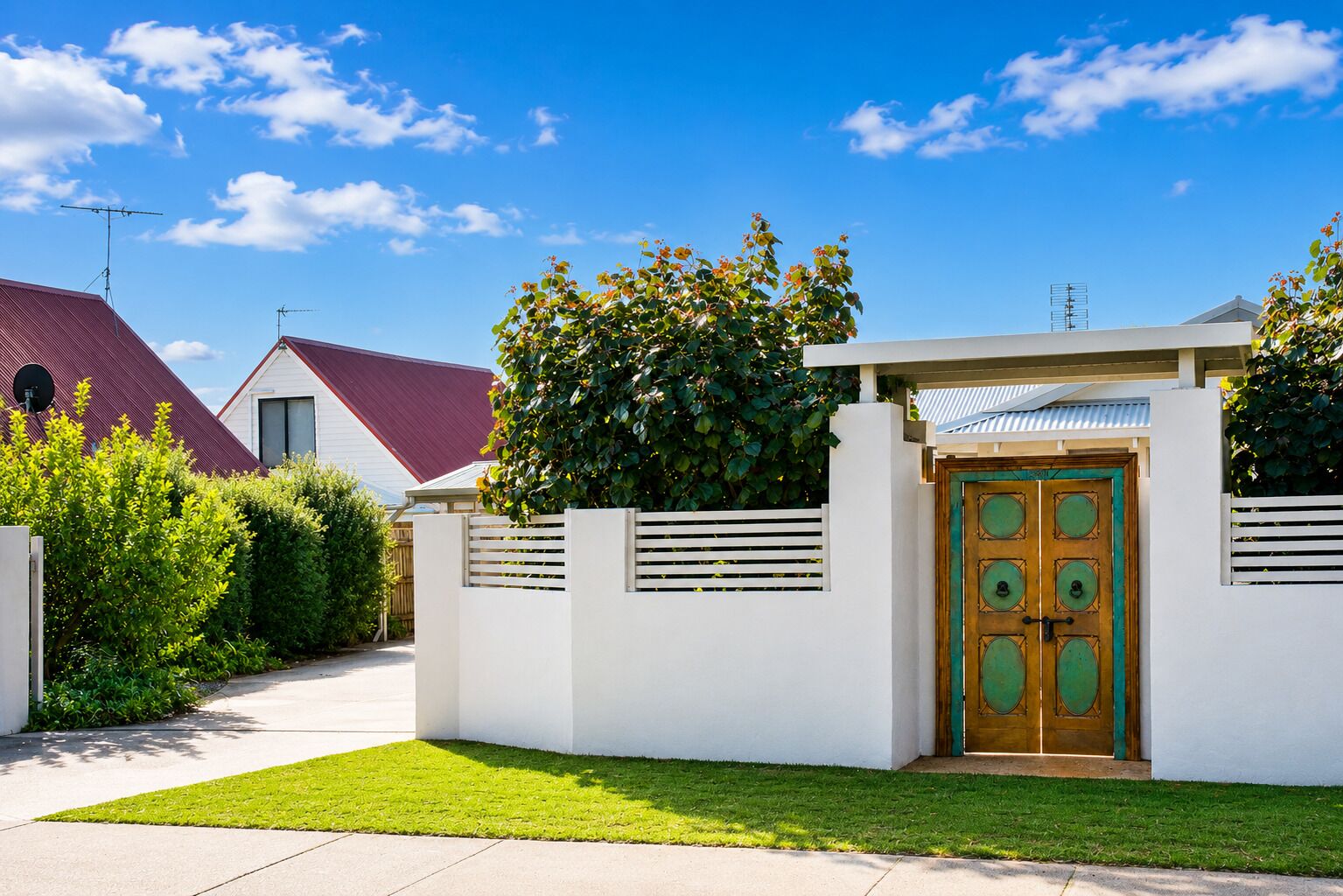 Front of property