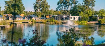 Nice Tent Lodge With Bathroom, Near a Lake