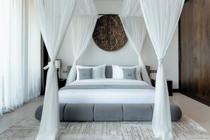 Villa, 5 Bedrooms, Pool Access | Egyptian cotton sheets, premium bedding, down comforters - AMO Residences (Canggu)
