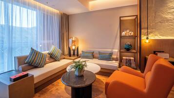 Ropa de cama de alta calidad, edredón y artículos del minibar gratis