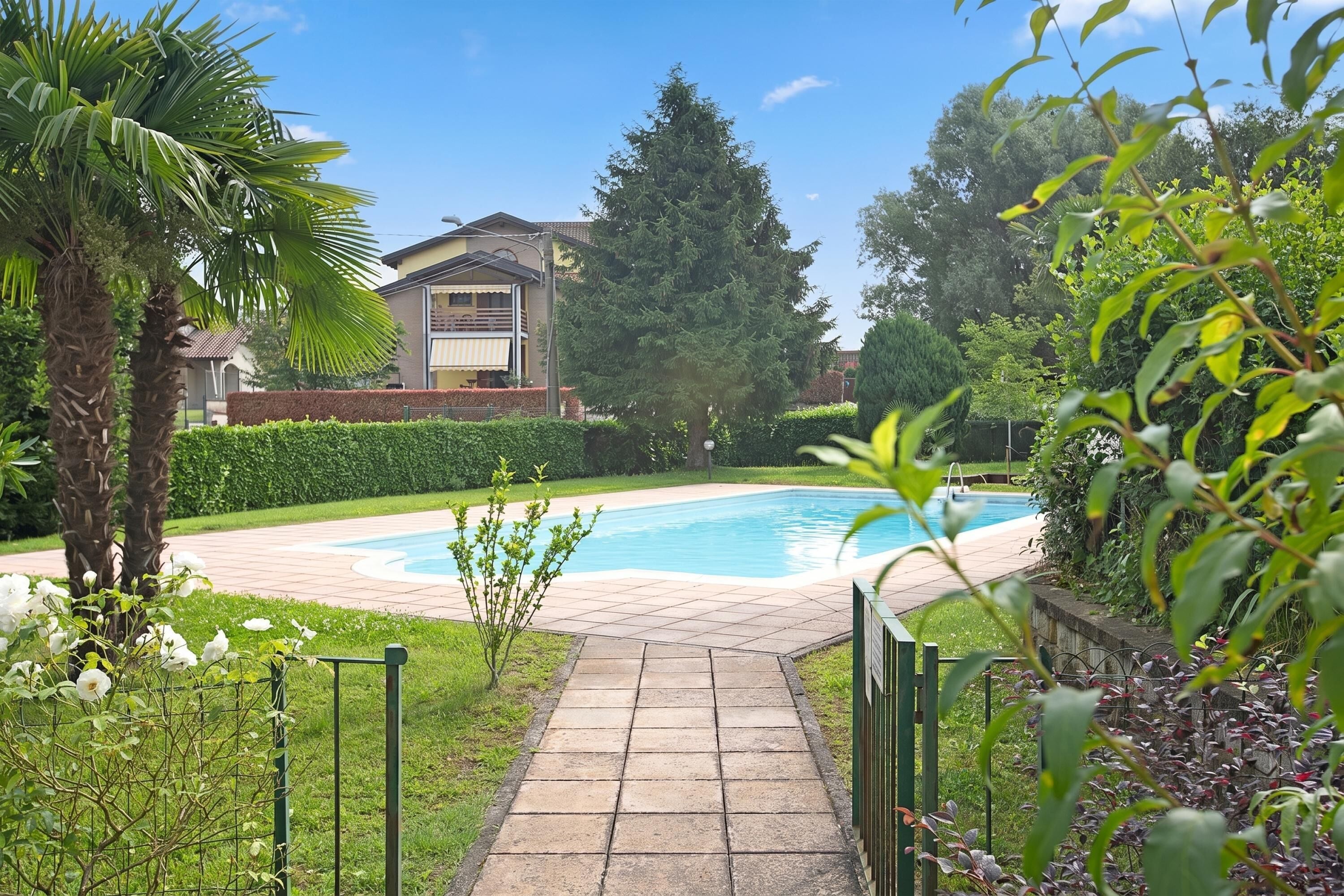 Family Apartment, Multiple Bedrooms (Angera Relax & Pool) | Pool | Seasonal outdoor pool
