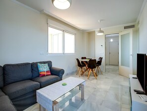 Apartment | Living area - Beachside Apartment With Pool (Roquetas de Mar)