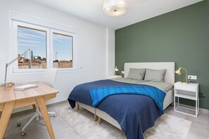 Luksusleilighet, 3 soverom | 3 soverom, dundyner, individuelt dekorert og individuelt innredet