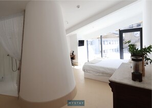 Design-Doppel- oder -Zweibettzimmer, Balkon