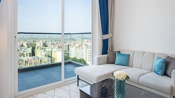 Apartemen, 1 kamar tidur, Bebas Asap Rokok, pemandangan kota | Pemandangan dari kamar