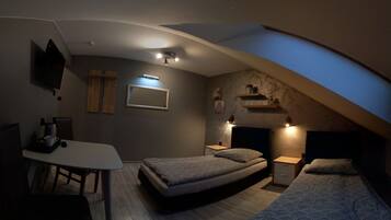 1 bedroom, travel crib, WiFi, bed sheets