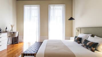 Habitación doble (1) | Escritorio, tabla de planchar con plancha, wifi gratis