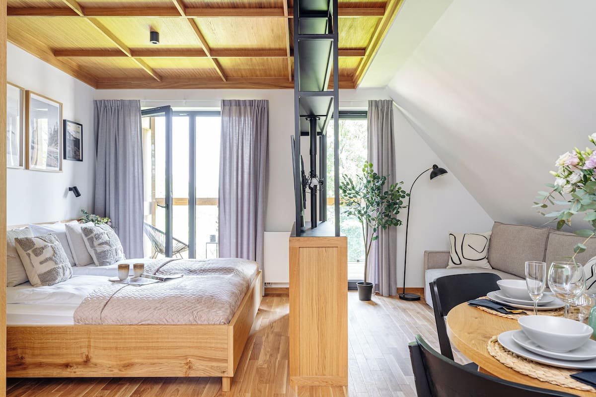 Premium appartement | 1 slaapkamer, luxe beddengoed, individueel gedecoreerd