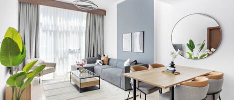 Apartemen Desain, 1 Tempat Tidur King, balkon | Interior