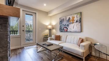 TV, fireplace, offices