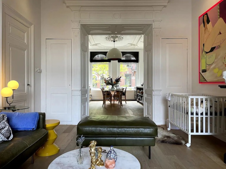 In The Tree Lined Streets Of Amsterdam-a Stones Throw From Vondelpark -