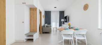 Comfortable Apartment in Dąbki | Balcony, Parking, Close to Sea