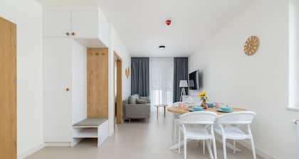 Letniskowa 1F | Dąbki | Praktische Wohnung | Parkplatz