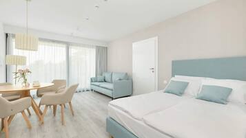 2 habitaciones, tabla de planchar con plancha, wifi y ropa de cama