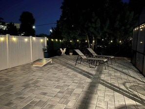 Terrace/patio - Tranquil Pool Home Minutes to Siesta Key (Sarasota)