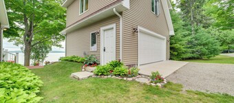 Waterfront Cottage w/ Dock on Burt Lake!