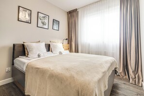 Căn hộ tiện nghi đơn giản, 1 phòng ngủ | 1 phòng ngủ, bàn ủi/dụng cụ ủi quần áo 