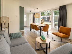 Living room - Chalet in De Peel Near Forest (Vlierden)