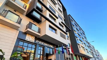 Voorkant van accommodatie