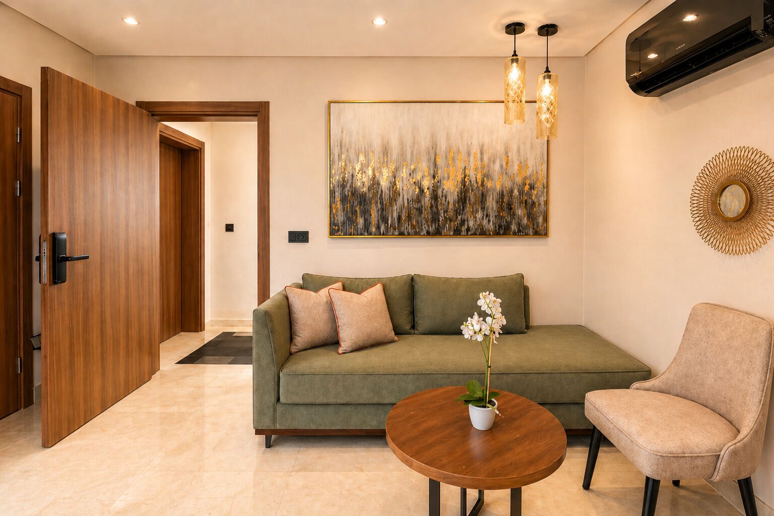 Junior Suite, 1 King Bed with Sofa bed, Non Smoking, Balcony | Bathroom | Shower, eco-friendly toiletries, hair dryer, bidet