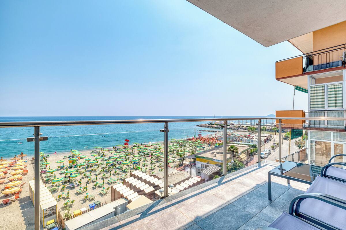 Family Apartment, 1 Bedroom, Balcony, Sea Facing (Le Lanterne 3 Luxury Apartments) | Balcony