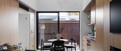 Executive Suite, Fireplace, Courtyard View | View from room