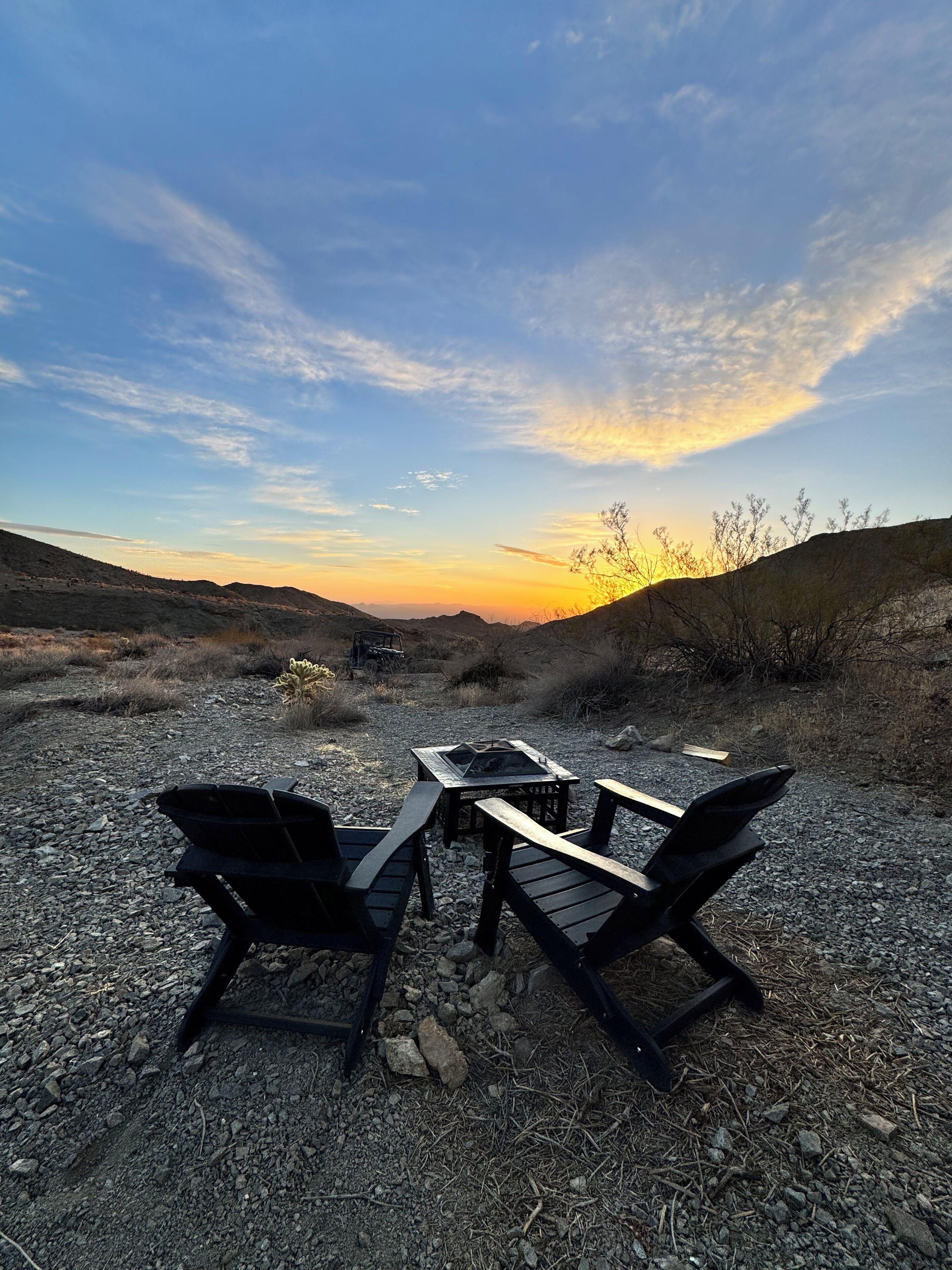 Premier-Zelt, 1 Queen-Bett, Bergblick | Terrasse/Patio