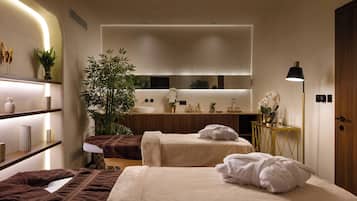 Sauna, bain Ă remous, massages