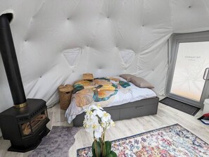 1 soverom og sengetøy