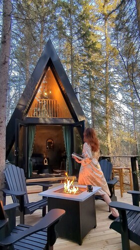 The Hawthorn A-frame Cabin