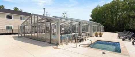 Una piscina climatizada