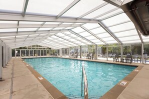 A heated pool - Sandy Shores|Pool, Spa, Walk to Beach+Pet-Friendly (South Haven)