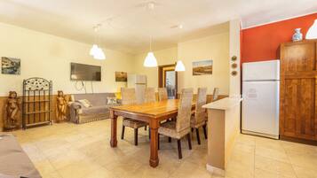 Villa, Sea View | Private kitchen | Full-size fridge, microwave, oven, stovetop
