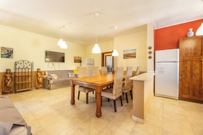 Villa, Sea View | Private kitchen | Full-size fridge, microwave, oven, stovetop