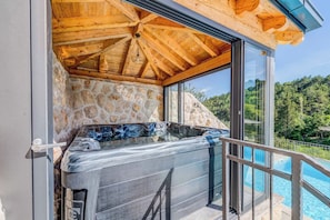 Indoor spa tub - Villa Serene Memories (Glavina Gornja)