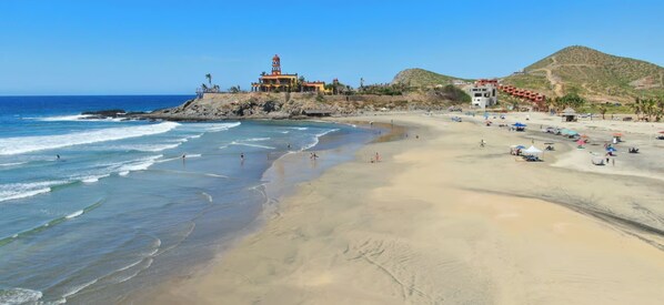 Ligstoelen, strandlakens