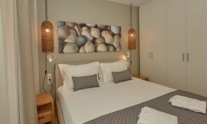Egyptian cotton sheets, premium bedding, down duvets - Olivia Sports & Sea (Almyros)