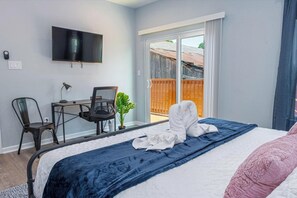 4 chambres, fer et planche Ă repasser, Wi-Fi, draps fournis