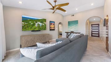 Smart TV, DVD player, stereo, offices
