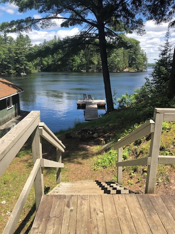 Property grounds. Quaint 2-bedroom cottage in Trent Lakes