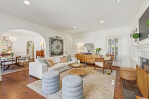 Living area - Charming Tudor in East Dallas Neighborhood (Dallas)