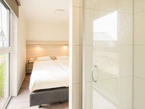 Bangalô | 3 quartos, individualmente mobiliados, roupa de cama