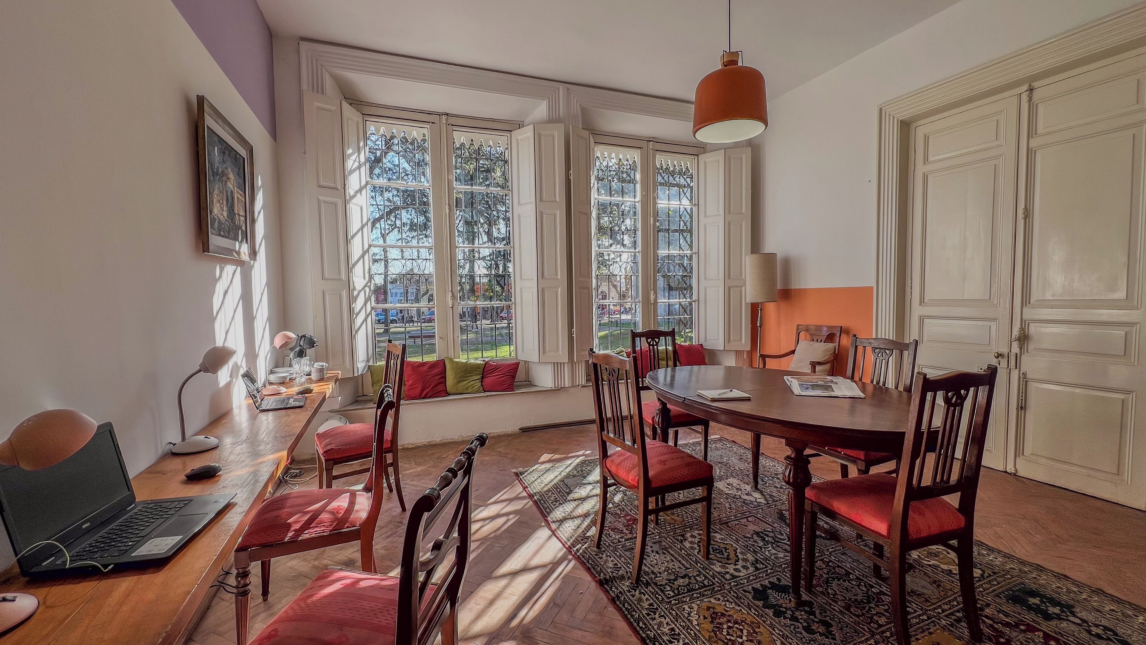 Sitteområde i lobbyen