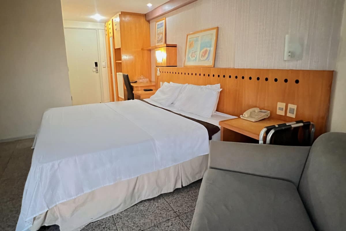 Individually furnished, laptop workspace, blackout curtains